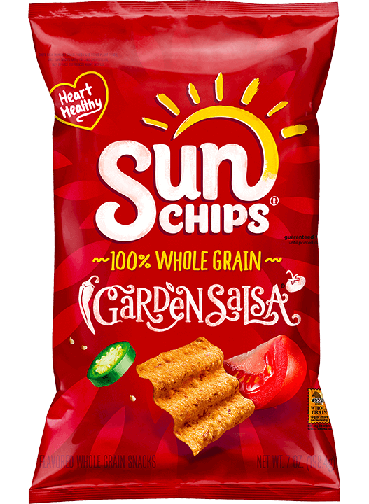 SUNCHIPS® GARDEN SALSA® Flavored Whole Grain Snacks Sunchips
